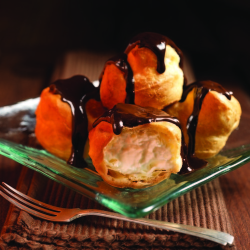 Chefs' Selections Profiteroles with Chocolate Sauce